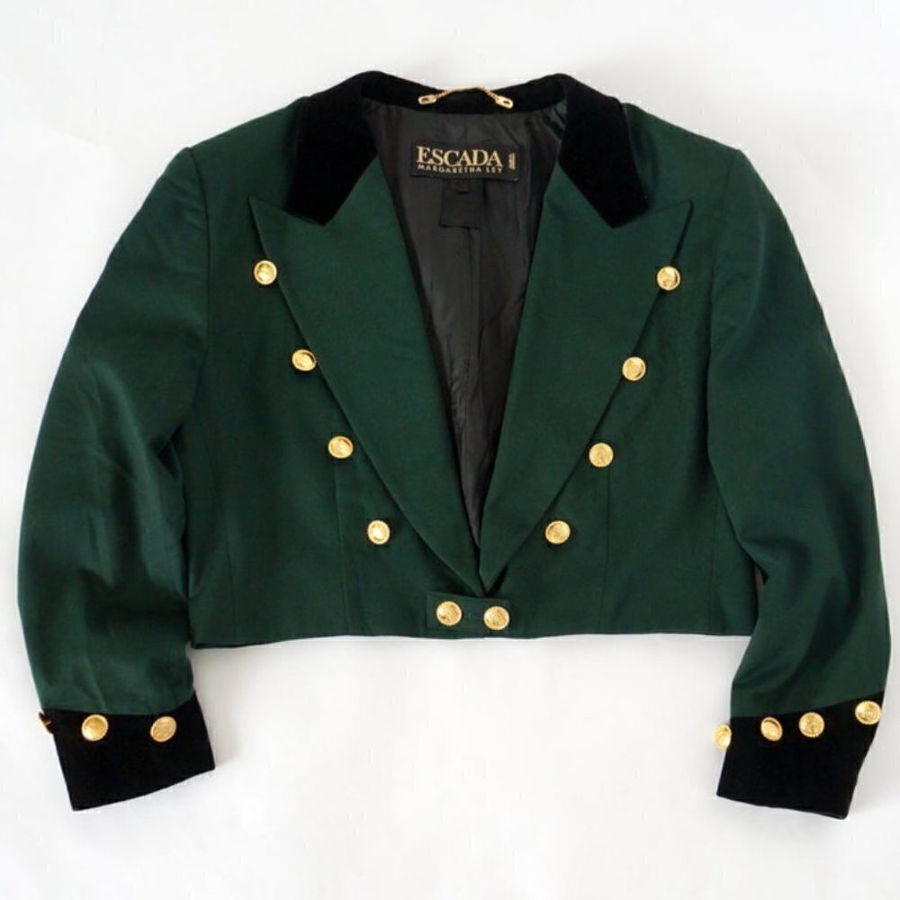 vintage Escada by Margaretha Ley Short Waist Jacket EU 34